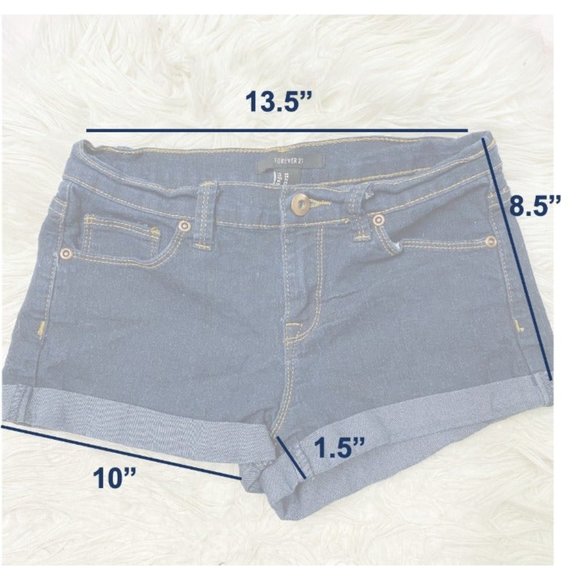 Forever 21 Denim Shorts - Picture 2 of 6